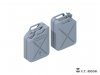 E.T. Model P72-001 WWII German 20L JERRY CANS SET ( 3D Print ) 1/72